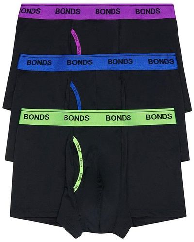 Bonds Microfibre Guyfront Trunk 3 Pack - Multicolour