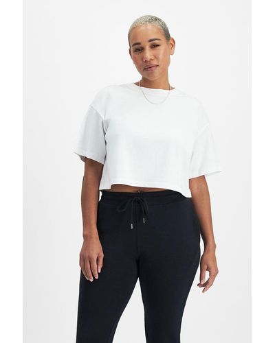 Bonds Icons Heavy Weight Cropped Tee - White