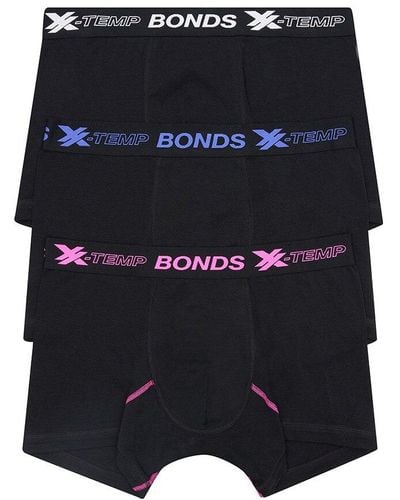 Bonds Men's Everyday Trunks 3-Pack - Blue/Red/Black
