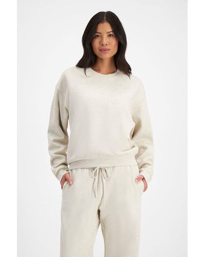 Bonds Sweats Cotton Fleece Pullover - Natural
