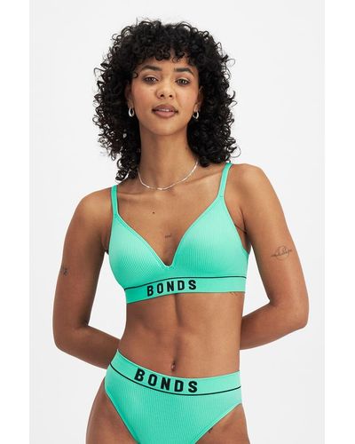 Bonds Women's Retro Rib Wirefree Bra - Pink - Size 8