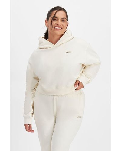 Bonds Move Cropped Hoodie - White