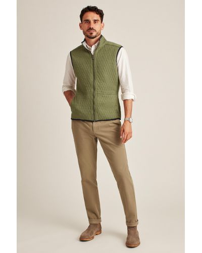 Bonobos Reversible Quilted Vest - Green