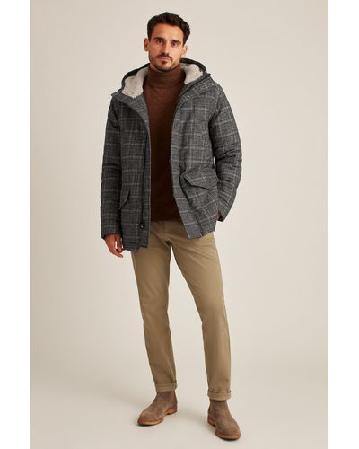 Gray Down and padded jackets for Men | Lyst