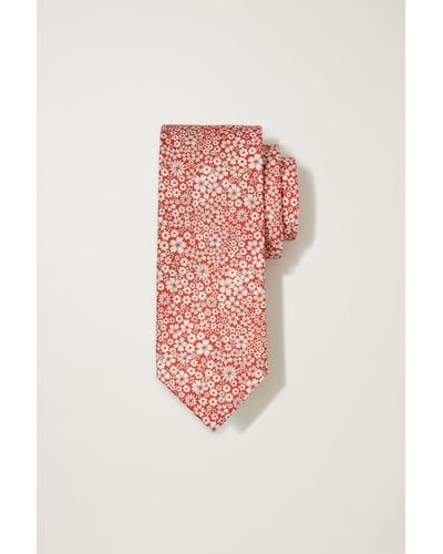 Bonobos Cotton Necktie Made With Liberty Fabric - Red