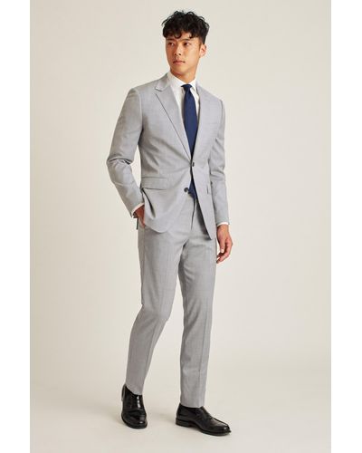 Bonobos Jetsetter Stretch Wool Suit Jacket Extended Sizes - Gray