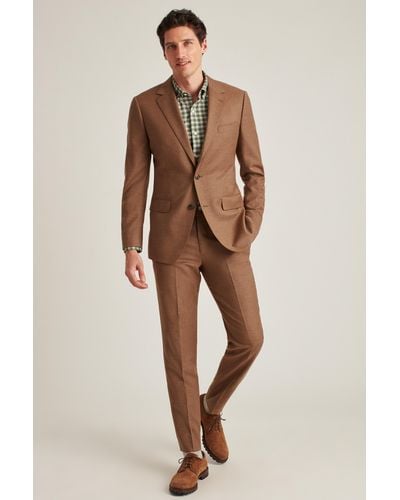 Bonobos Italian Stretch Wool Flannel Suit Jacket - Natural