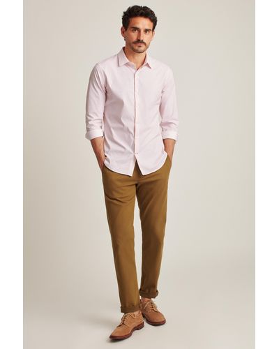 Bonobos Tech Button Down Shirt - Pink