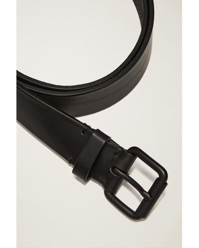 Bonobos Monochrome Leather Belt - Black