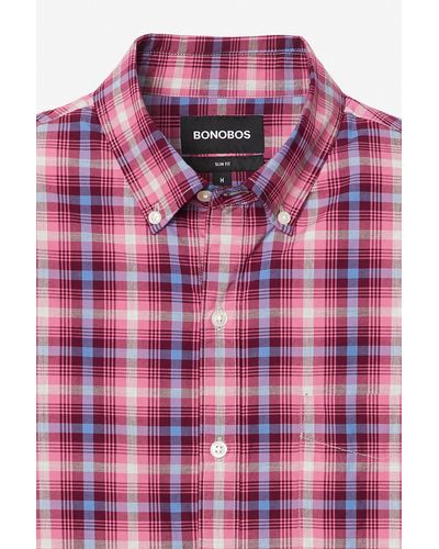 Bonobos Washed Button-down Shirt Extended Sizes - Multicolor