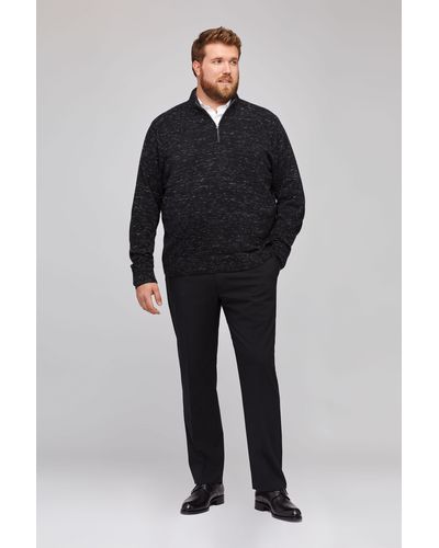 Bonobos Cotton Cashmere Half-zip Sweater - Black
