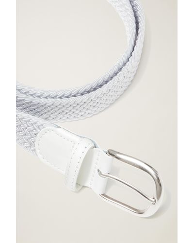Bonobos The Clubhouse Stretch Belt - White