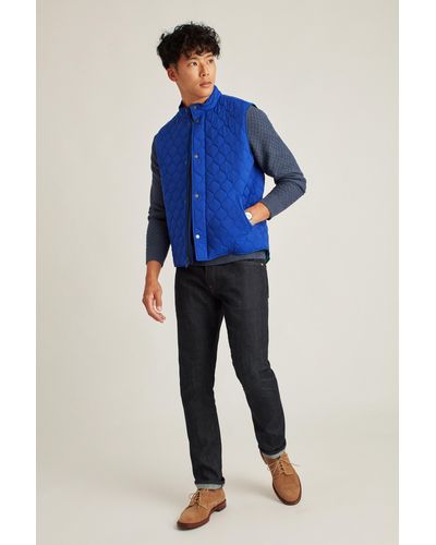 Bonobos The Lightweight Quilted Vest - Blue