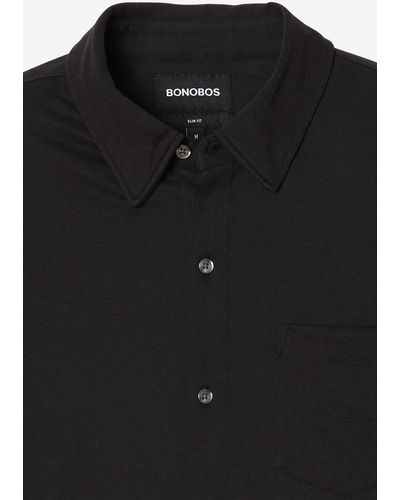 Bonobos Knit Button-down - Black