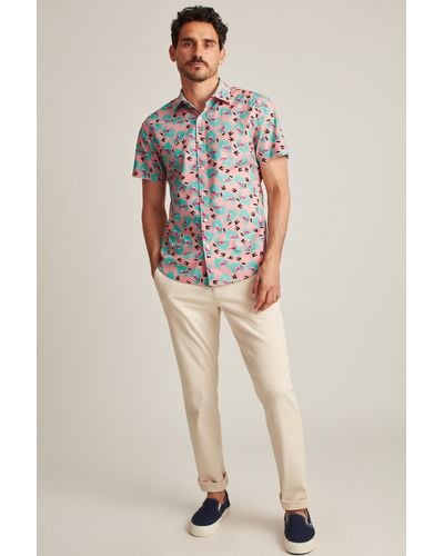 Bonobos Stretch Riviera Short Sleeve Shirt - Multicolor