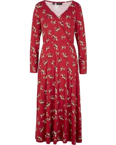 bonprix Bedrucktes Tunika-Kleid in Grau | Lyst DE