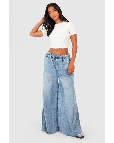 Petite Wide Leg Jeans for Women - Up to 66% off