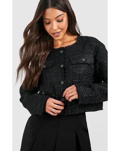 Bouclé Jackets for Women - Up to 65% off