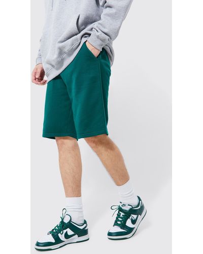 BoohooMAN Tall Basic Loose Fit Short - Green