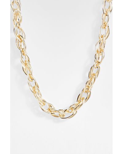 Boohoo Link Chain Necklace - Metallic