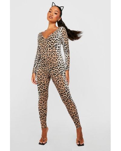 Leopard Print Jumpsuits