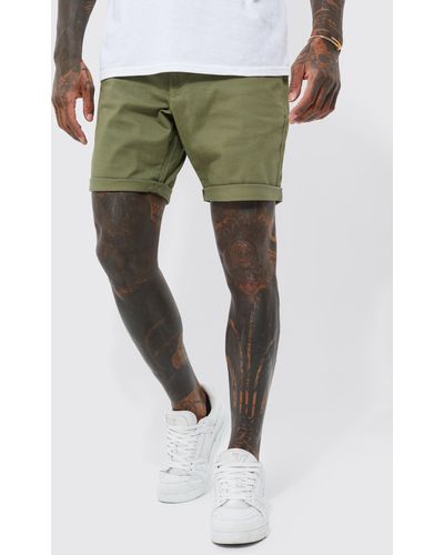 Green BoohooMAN Shorts for Men