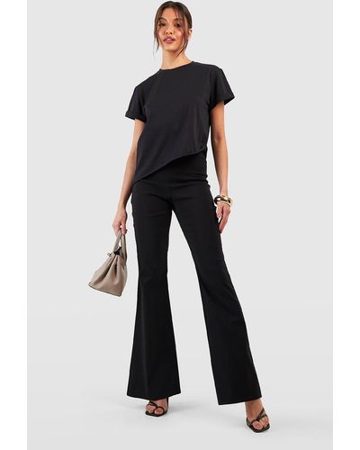 Boohoo Super Stretch Tapered Tailored Trouser