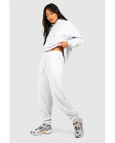 Boohoo Ath Leisure Hooded Tracksuit - White