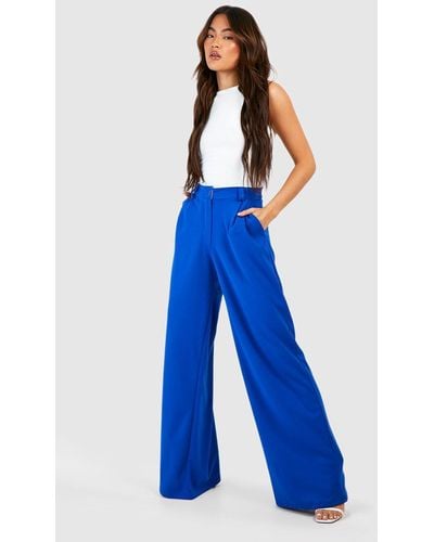 Boohoo Slouch Fit Dad Pants - Blue