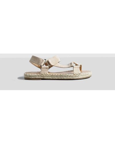 Boohoo Sporty Espadrille Sandals - White