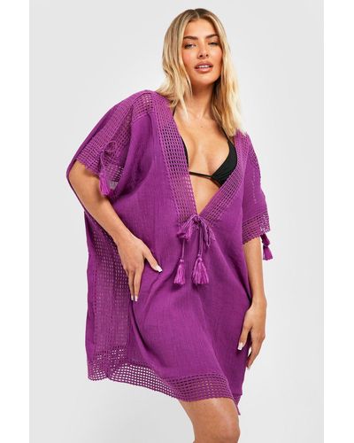 Purple Cover-ups and kaftans for Women | Lyst UK