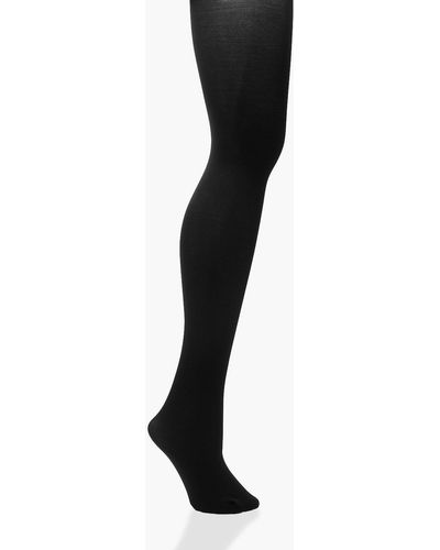 Boohoo Medias Moldeadoras Denier 100 - Negro