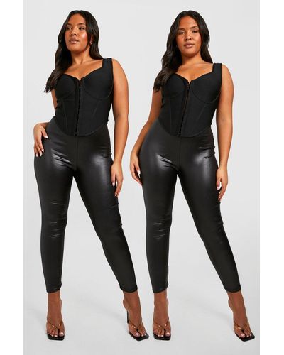 High Waisted Shiny Leggings for Women - Up to 67% off