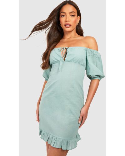 Off Shoulder Puff Sleeve Dresses For Women Up To 71 Off Lyst