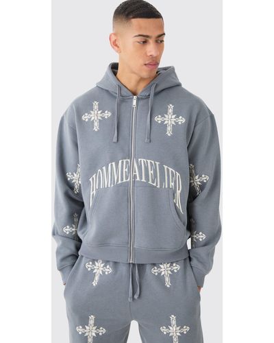 Herren Embroidered Hoodies