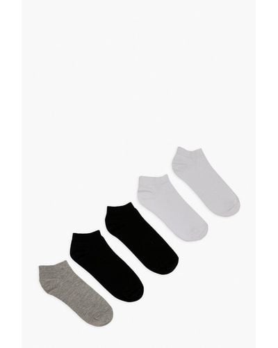 Boohoo Sneaker Socks 5 Pack - Multicolor