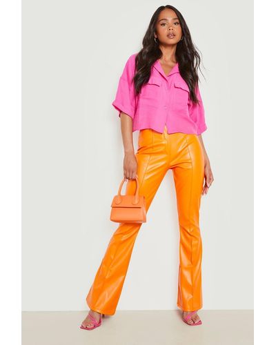 Orange Flare Pants for Women - Up to 73% off | Lyst Canada