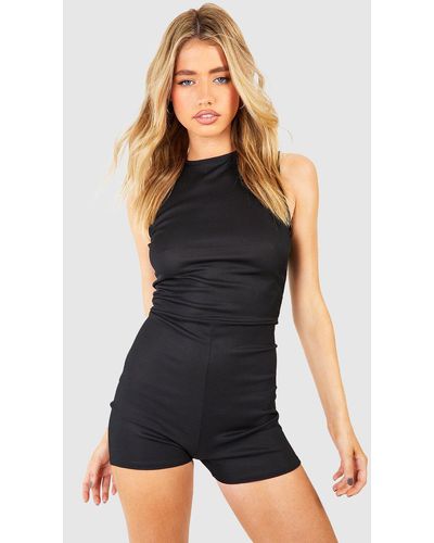 Leather Jumpsuits and rompers for Women