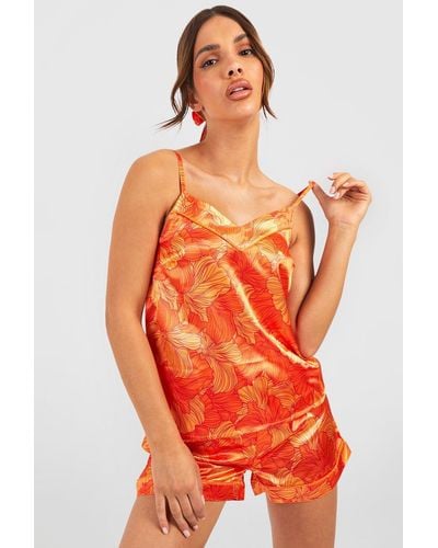 Orange Pajamas for Women Lyst
