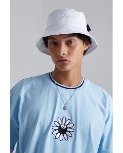 BoohooMAN Ofcl Embroidered Bucket Hat - White