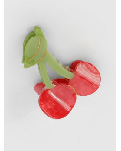 Boohoo Cherry Claw Clip - Red