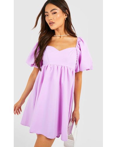 Robe Circo Fille Taille 10 – Imprimé Oiseaux Volants Orange Et Violet, 100% Coton