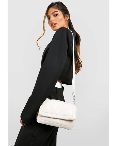 Boohoo Bolso Cruzado Plegable - Negro