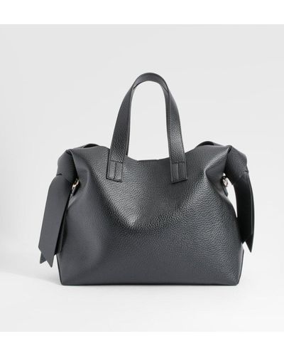 Boohoo Knot Detail Tote Bag - Black