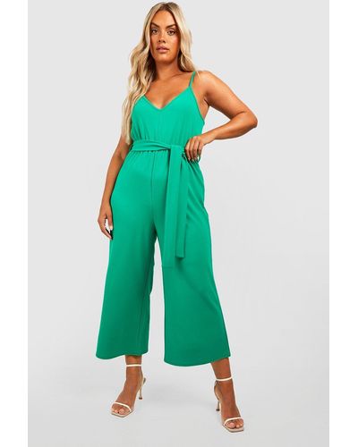 Green Boohoo Jumpsuits and rompers for Women