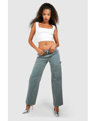 Boohoo Straight-leg jeans for Women, Online Sale up to 80% off