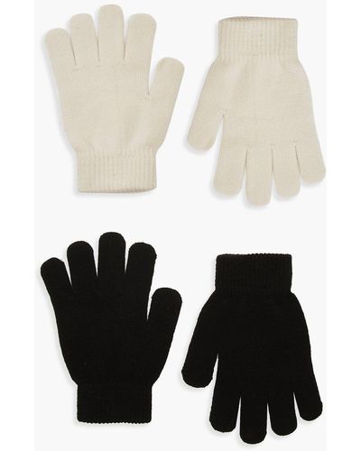 Boohoo 2 Pack Magic Gloves - White