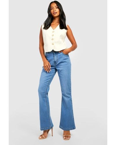 Split Hem Flare Jeans for Women - Up to 60% off