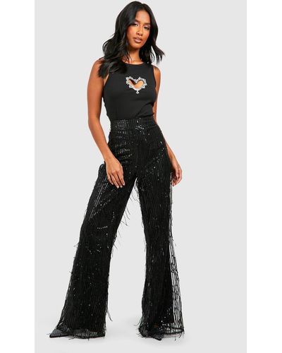 High Waisted Sequins Flare Pants – NLTHELABEL