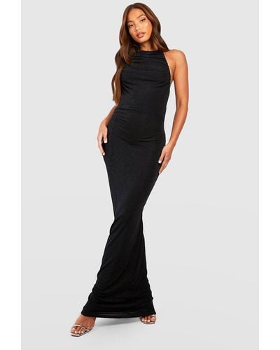 Black Halter Backless Dresses for Women - Up to 71% off | Lyst